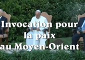 Invocation pour la paix au Moyen-Orient