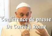 Conférence de presse de retour de Corée / Pape François