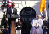 ÉTATS-UNIS – Accueil de Barack Obama / Pape François (216e)