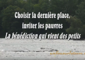 La bénédiction qui vient des petits / Pierre Desroches (282e)