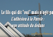 L’adhésion à la Parole : l’attitude du dedans / Pierre Desroches (340e)